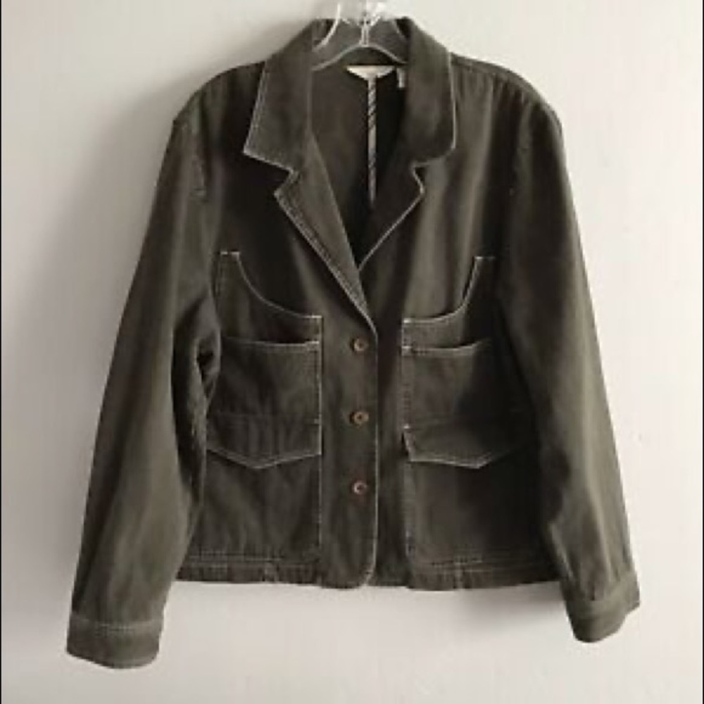 J. Jill Cotton Denim Jacket